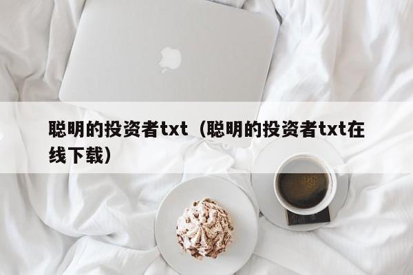 聪明的投资者txt（聪明的投资者txt在线下载）