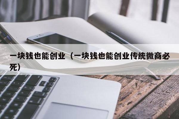 一块钱也能创业（一块钱也能创业传统微商必死）