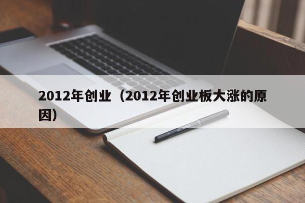 2012年创业（2012年创业板大涨的原因）