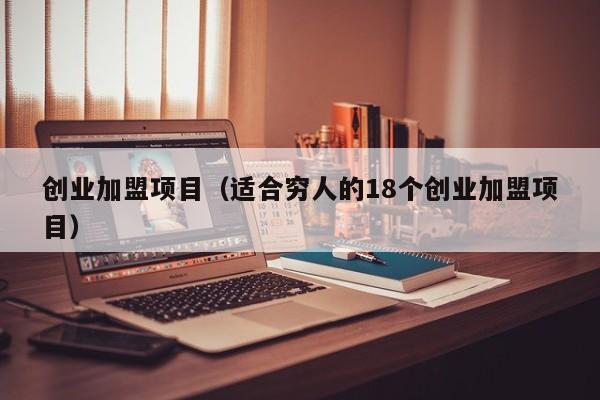 创业加盟项目（适合穷人的18个创业加盟项目）