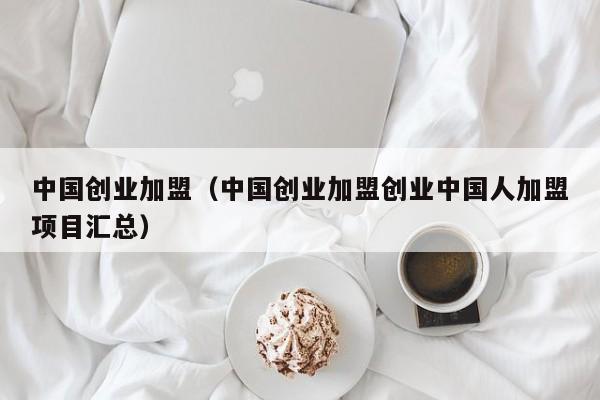 中国创业加盟（中国创业加盟创业中国人加盟项目汇总）