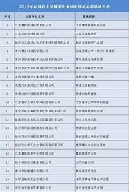 省级小型微型企业创业创新示范基地(小微企业创新创业基地城市示范)