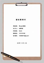 创业策划书范文与范文