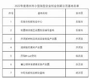 关于开展2022年北京市中小企业公共服务示范平台和小微企业创业创新示范基地申报工作的通知