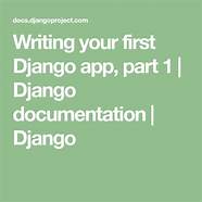 your your first Django app  part 1