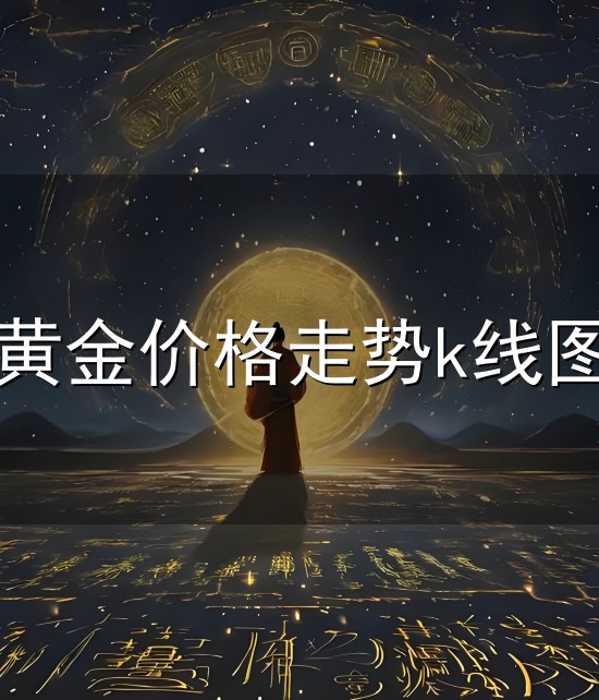 黄金价格走势k线图与线图