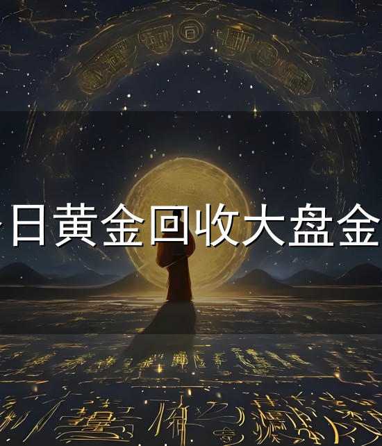 今日黄金回收大盘金价与金价