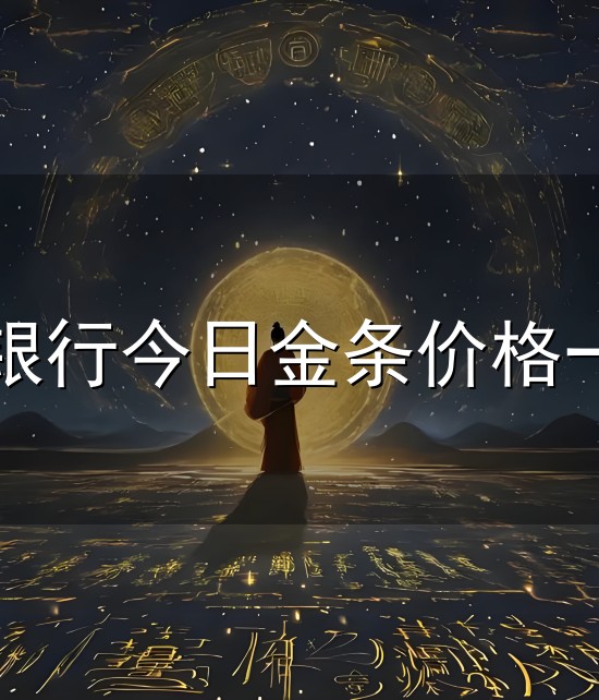 四大银行今日金条价格一览表和金条 四大银行今日金条价格一览表与金条