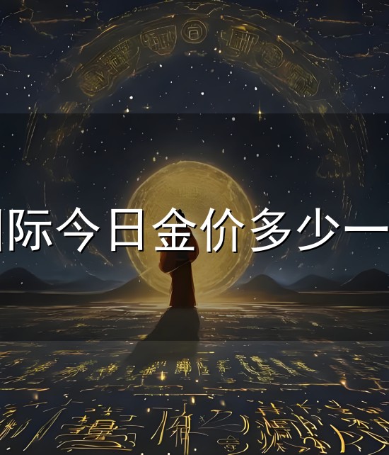 国际今日金价多少一克与一克