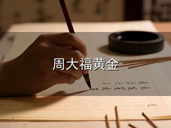 周大福黄金和大福 周大福黄金与大福