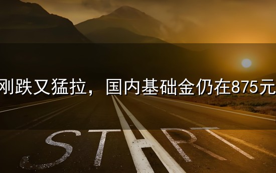 金价刚跌又猛拉,国内基础金仍在875元附近,金店高溢价到底该不该接 金价刚跌又猛拉,国内基础金仍在875元附近,金店高溢价到底该不该接