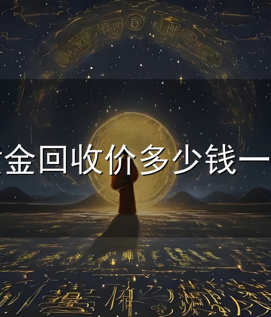 黄金回收价多少钱一克和回收价 黄金回收价多少钱一克与回收价