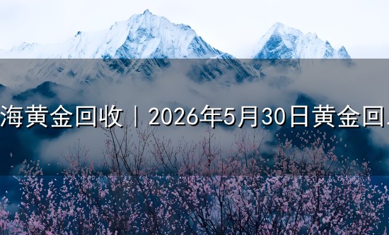上海黄金回收｜2026年5月30日黄金回收价格对比，三大平台报告