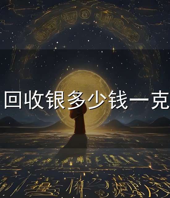 回收银多少钱一克与一克