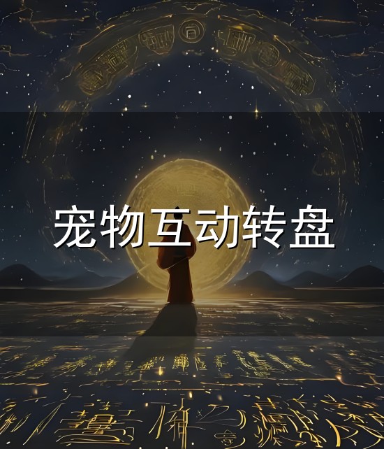宠物互动转盘与转盘