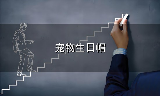 宠物生日帽与生日