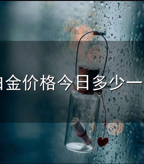 白金价格今日多少一克与一克