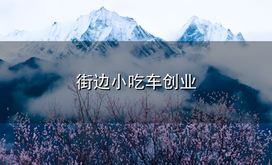 街边小吃车创业和街边 街边小吃车创业与街边