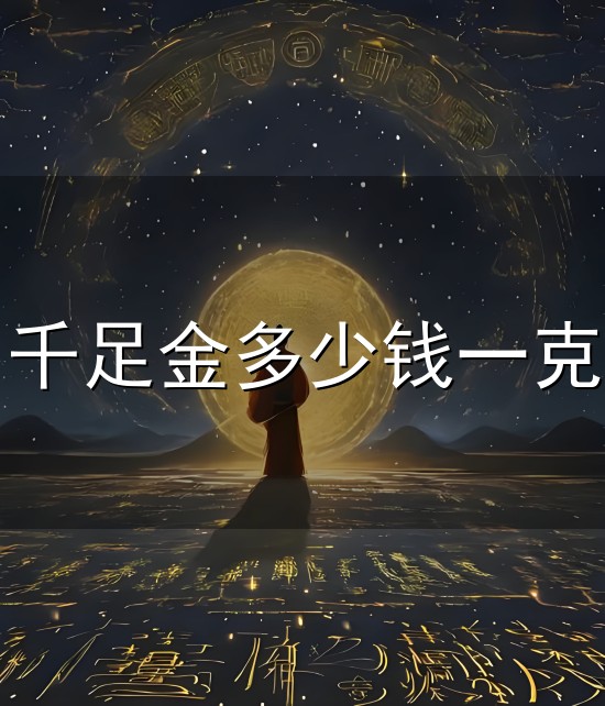 千足金多少钱一克与一克