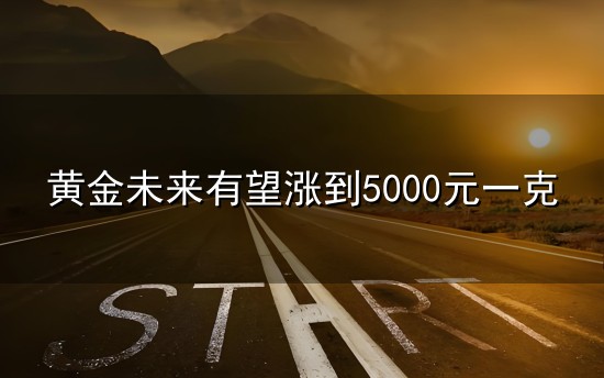 黄金未来有望涨到5000元一克与一克