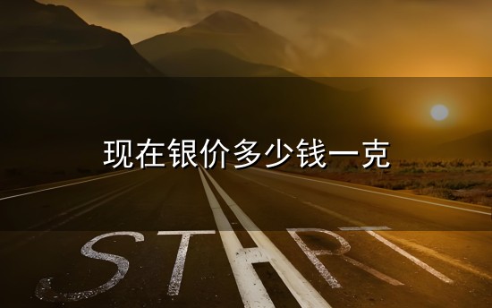 现在银价多少钱一克与一克