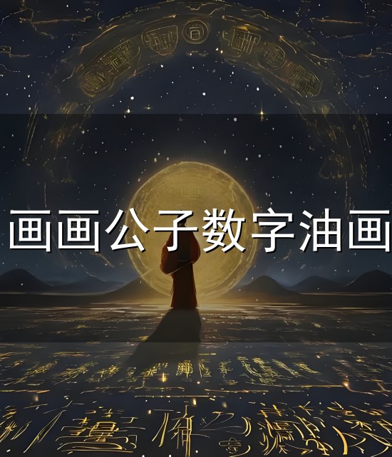 画画公子数字油画与油画