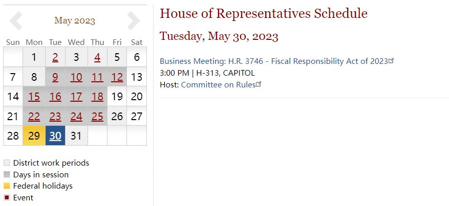 吃瓜指南:美国债务上限法案启动立法冲刺 最后关头依然吵个不停