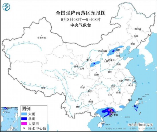 广东广西等地有强降水 冷空气影响北方地区