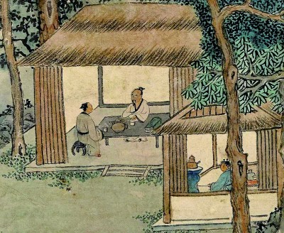 茶烟透窗魂生香