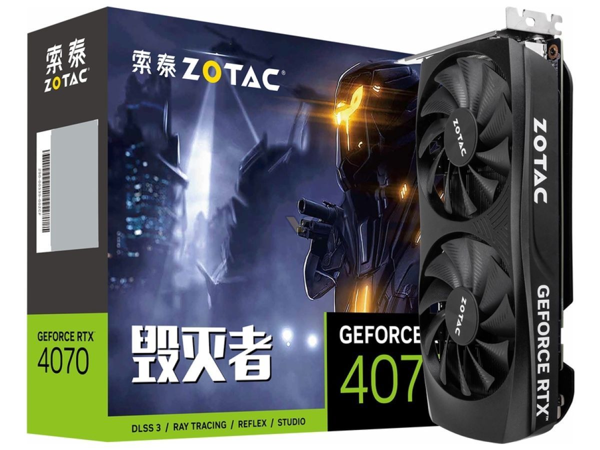 首批 8 款 GDDR6 显存版 GeForce RTX 4070 显卡登场，包装上未明确标注显存类型