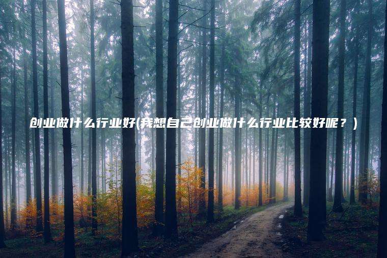 解答！创业做什么好