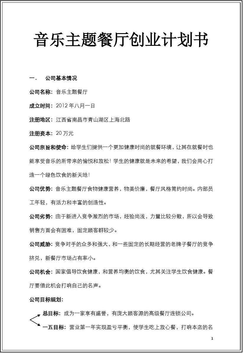 解答！创业企划书