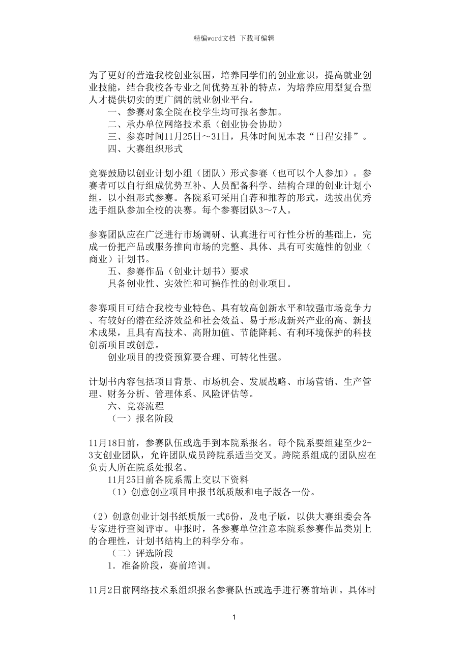 相关！金点子创业项目