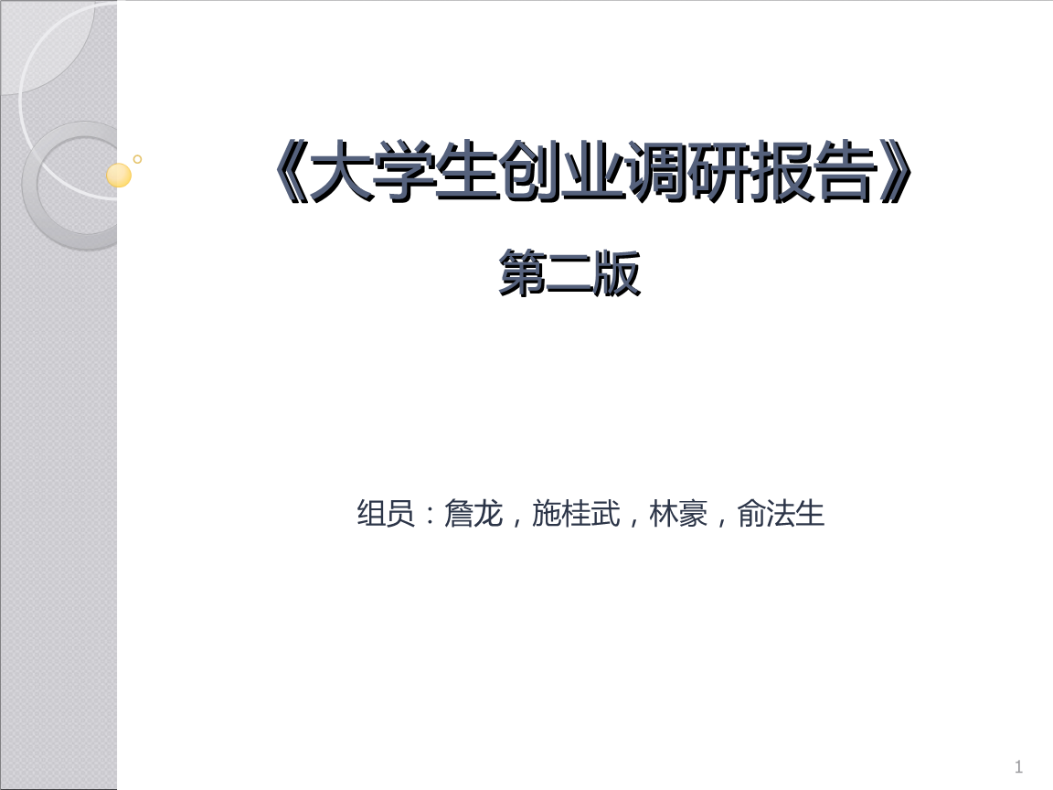 解说！对大学生创业的看法