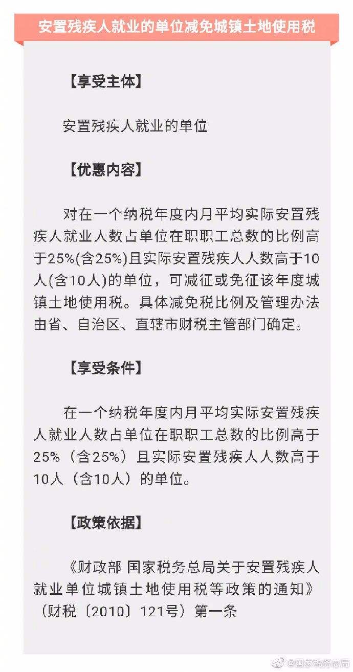 求答案！残疾人创业优惠政策