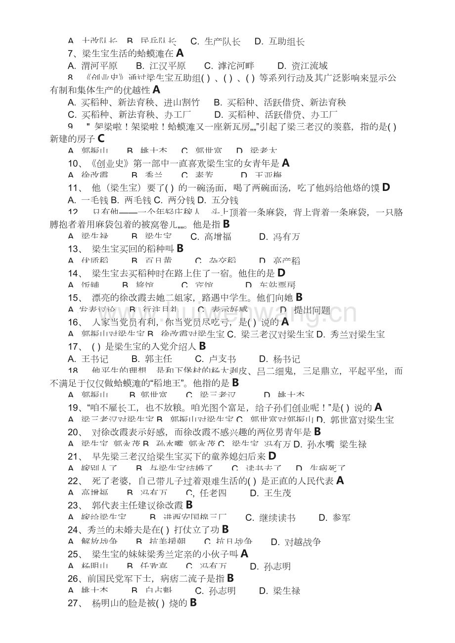 求答案！名人创业故事