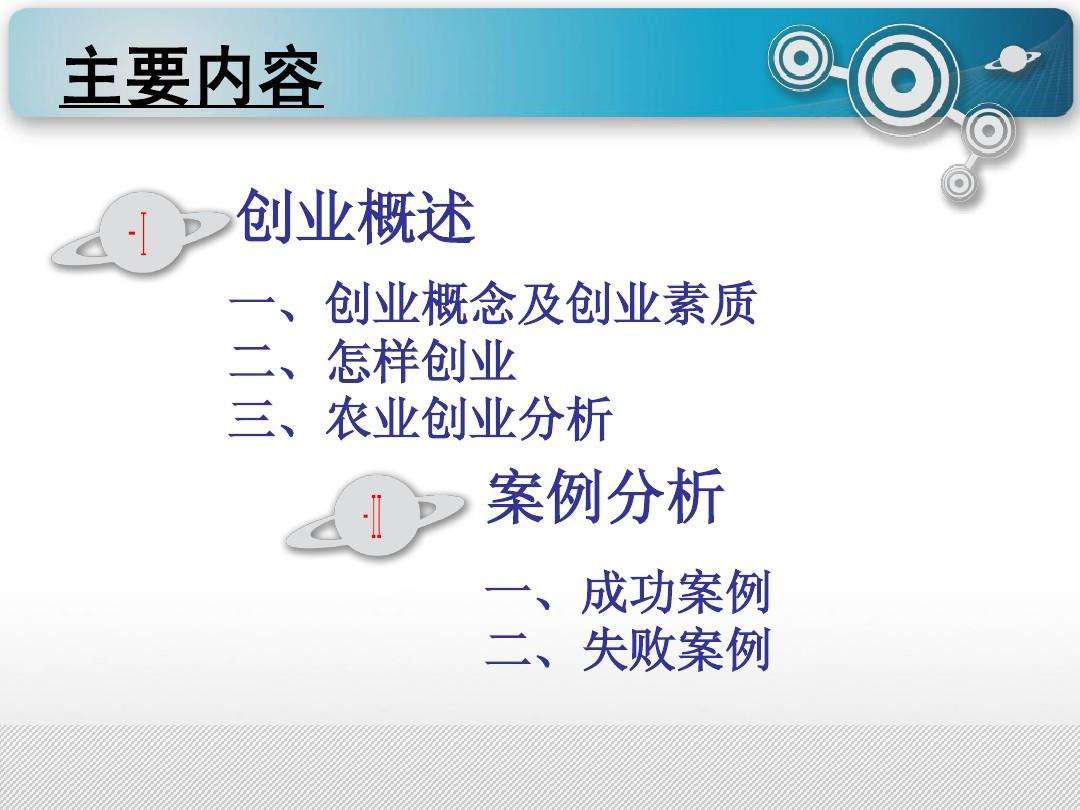 相关！创业案例分析
