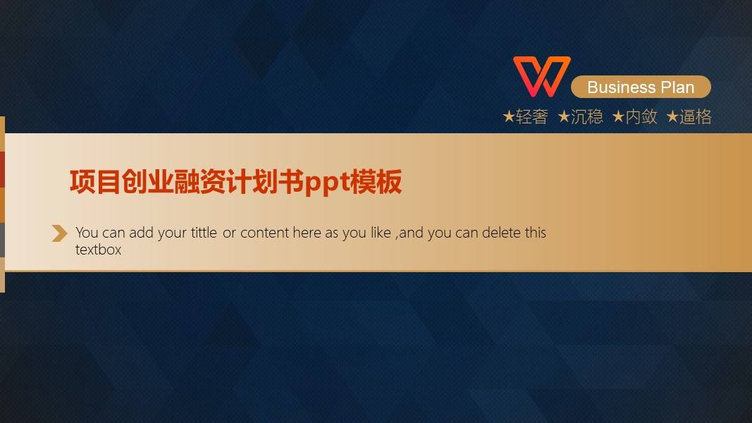 解答！创业计划书ppt