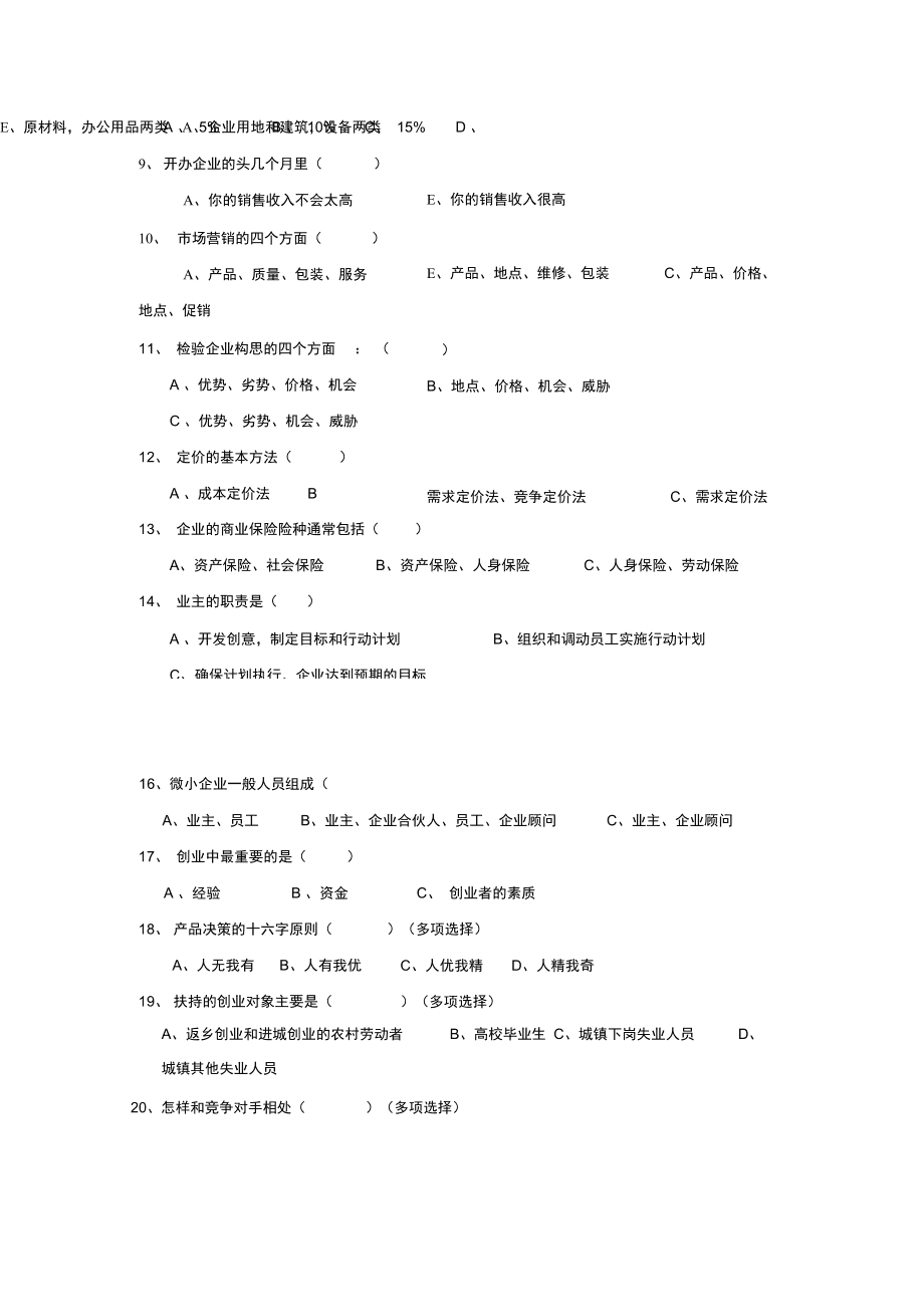 小知识！下岗人员创业"在线解答"