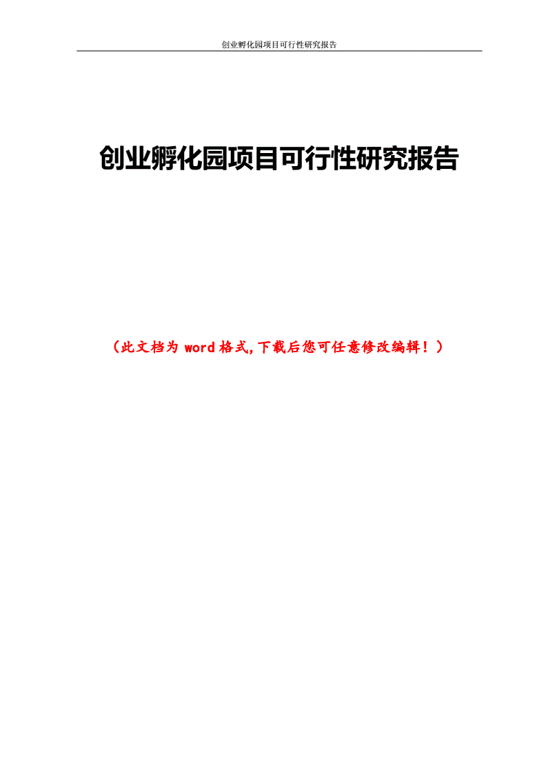 常见问题！创业项目可行性报告