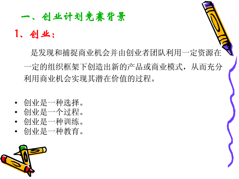 相关！创业计划书