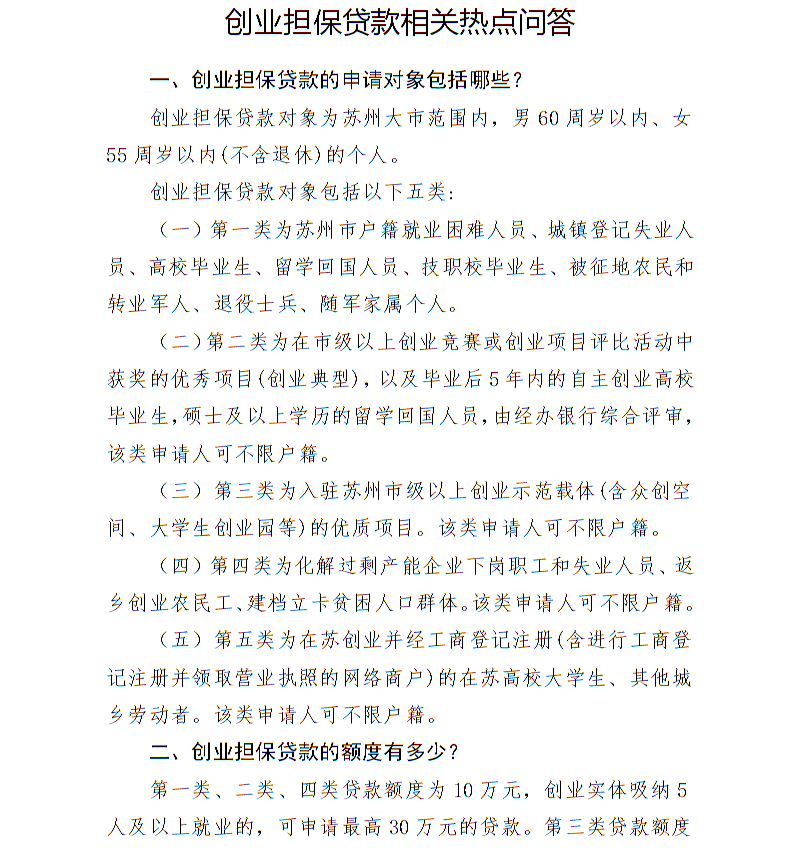 热点！青年创业贷款