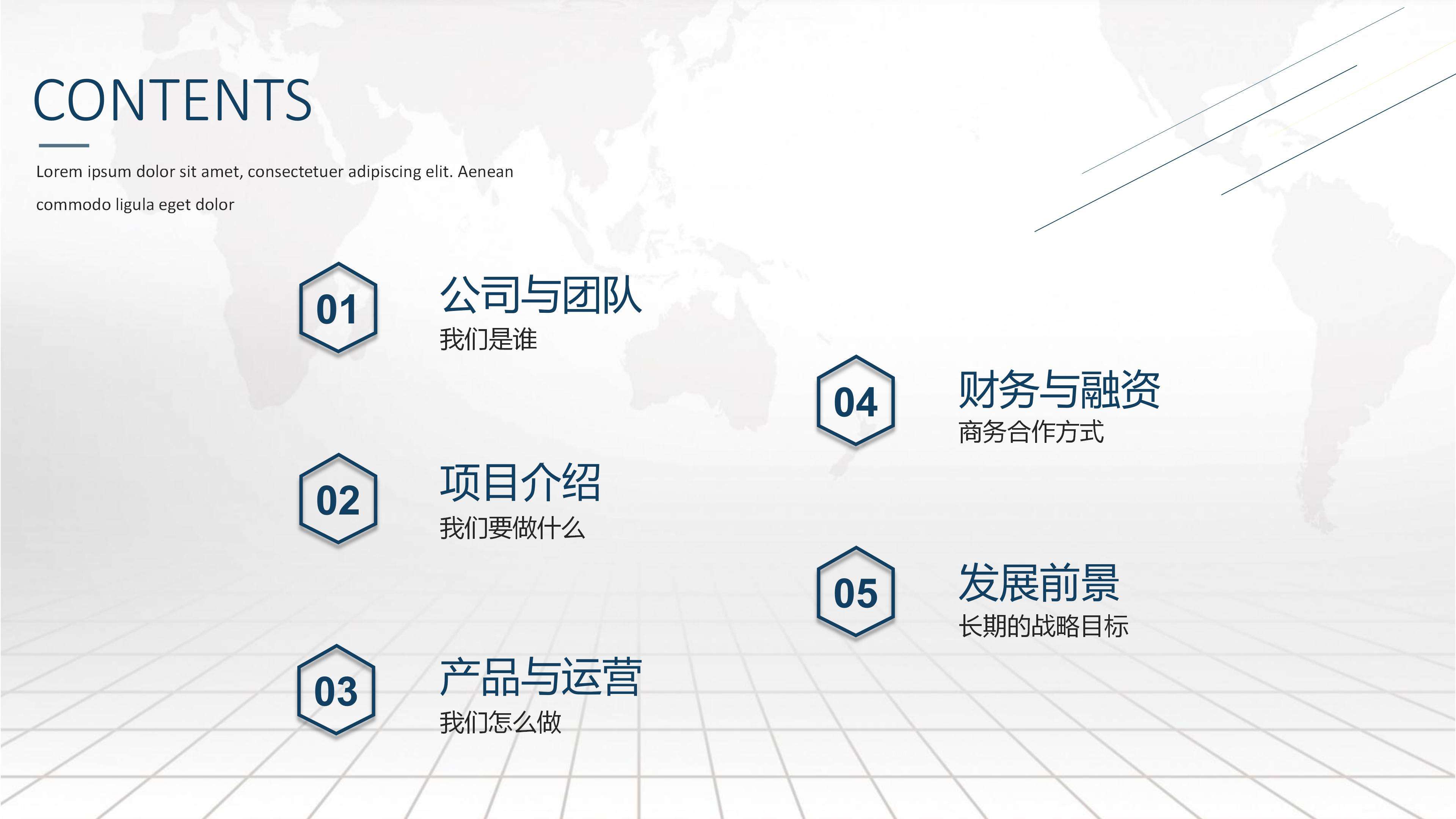解说！创业大赛ppt模板