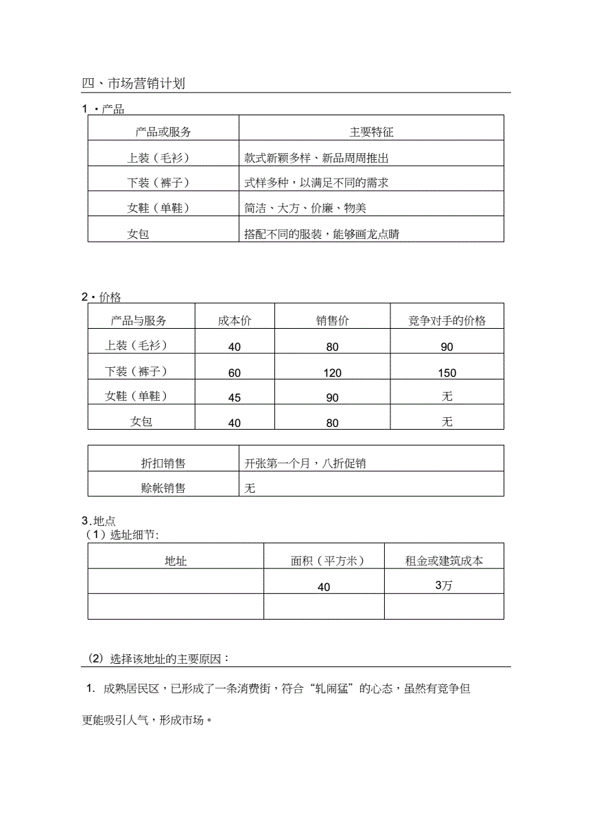 解说！syb创业计划书餐饮