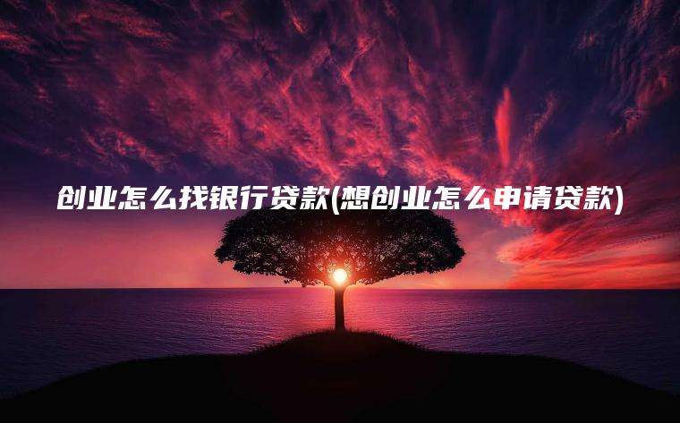 解答！个人创业贷款