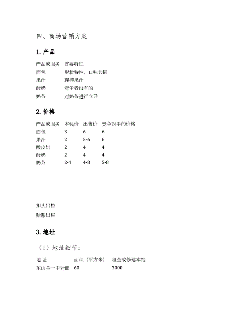 求答案！siyb创业计划书