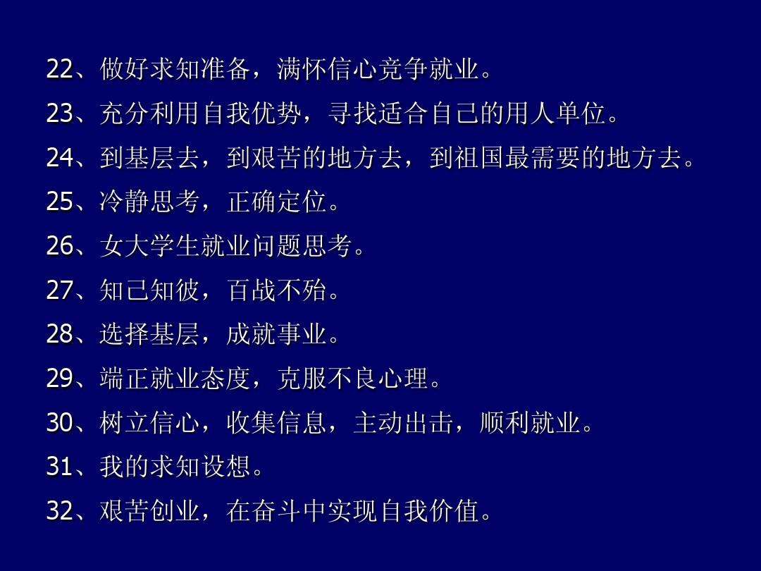 求答案！创业演讲