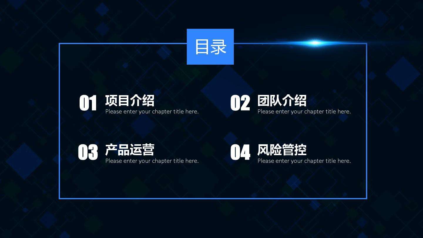 小知识！创业计划书ppt模板