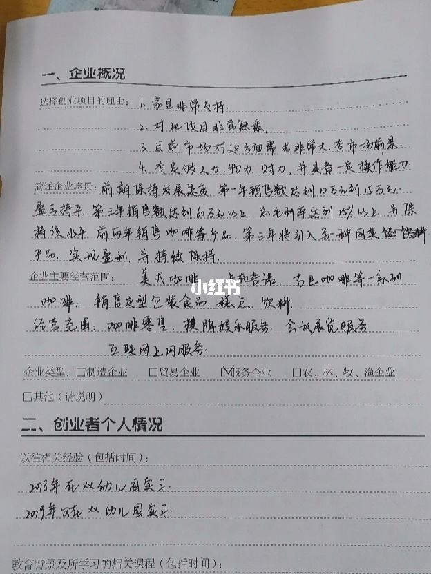 小知识！syb创业计划书范文