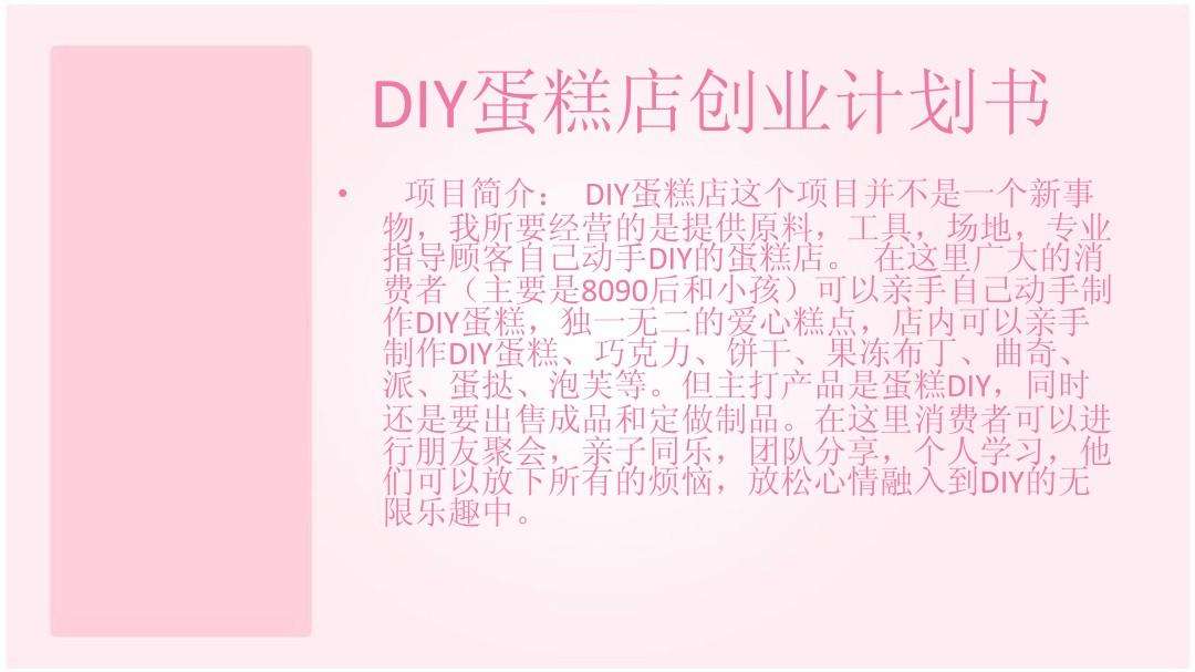 常见问题！蛋糕店创业计划书